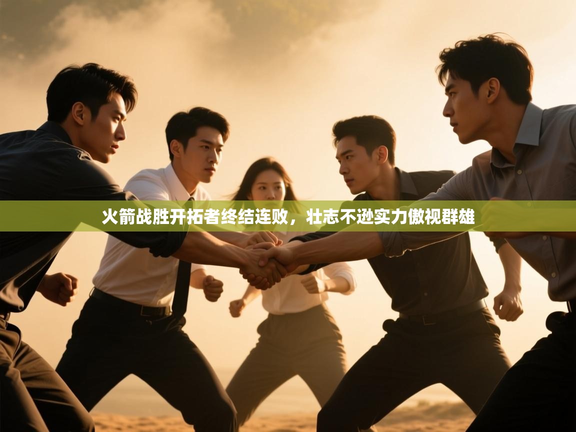 火箭战胜开拓者终结连败，壮志不逊实力傲视群雄